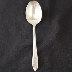 Tudor Plate 1946 QUEEN BESS II Cream Jelly Spoon Oneida Silverplate Flatware